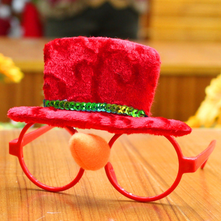 Christmas glasses frame Christmas party supplies Christmas gifts Christmas decorations glasses Santa glasses Christmas glasses frame Christmas party supplies Christmas gifts Christmas decorations glasses Santa glasses
